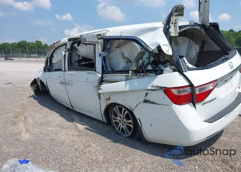 2012 Honda Odyssey Exl из США, поврежденный, VIN 5FNRL5H61CB033681